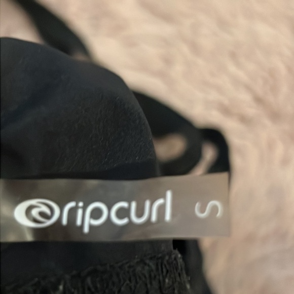 Ripcurl short black swim shorts surf beach pool summer bottoms thick waistband S - Picture 7 of 8